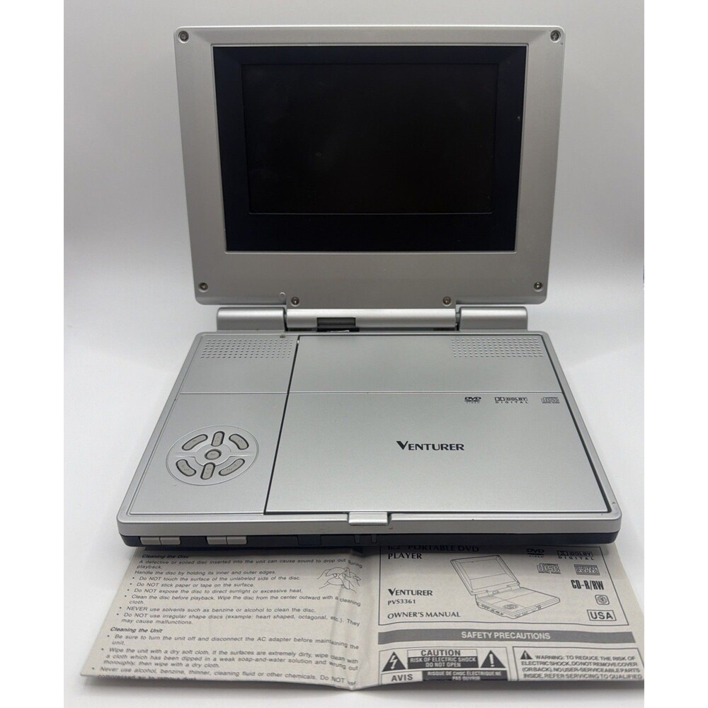 Ventura Portable DVD Player # PVS3361 Needs Cords
